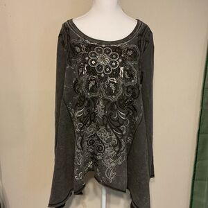 B.L.E.U Grey Long Sleeve